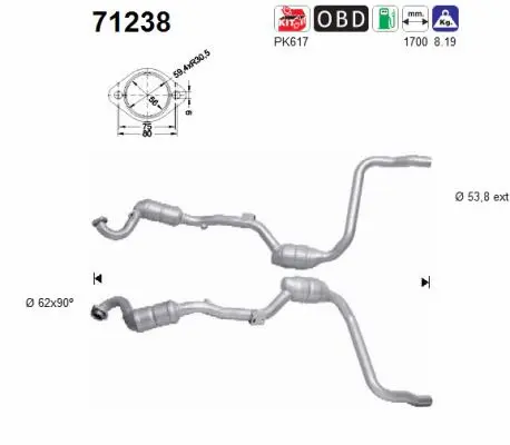 Catalytic Converter (71238)