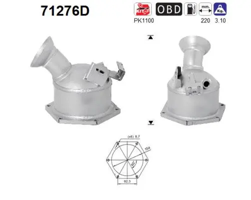 Catalytic Converter (71276D)