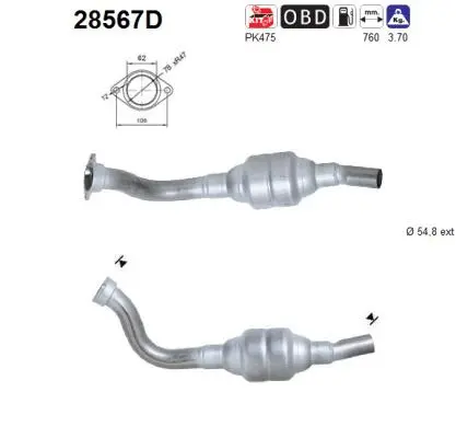 Catalytic Converter (28567D)