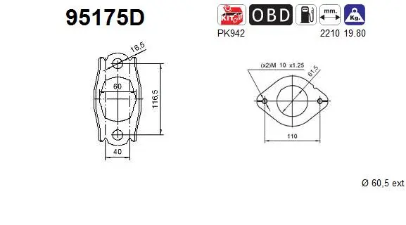 Catalytic Converter (95175D)