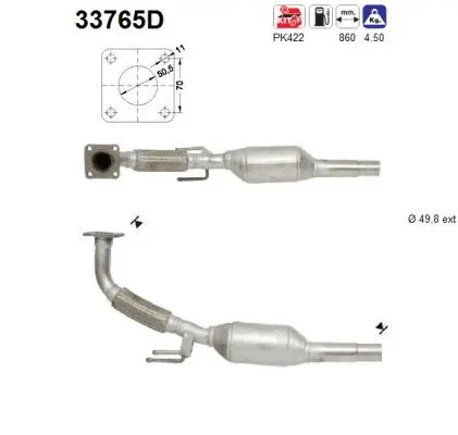 Catalytic Converter (33765D)