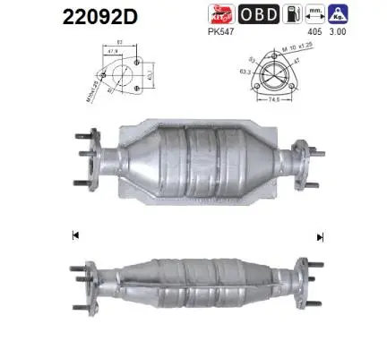Catalytic Converter (22092D)