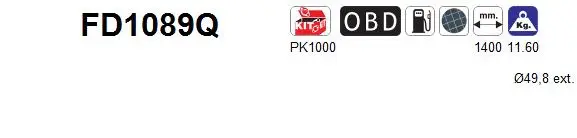 Soot/Particulate Filter, exhaust system (FD1089Q)