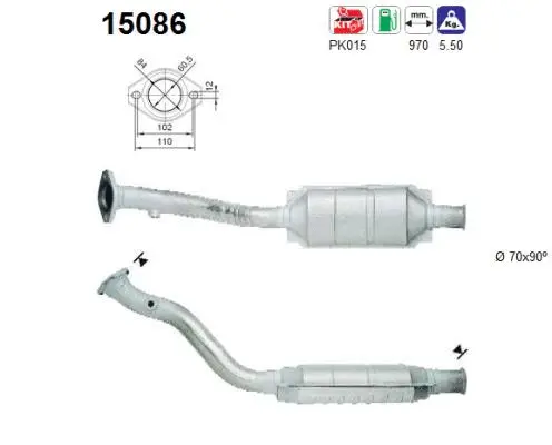 Catalytic Converter (15086)