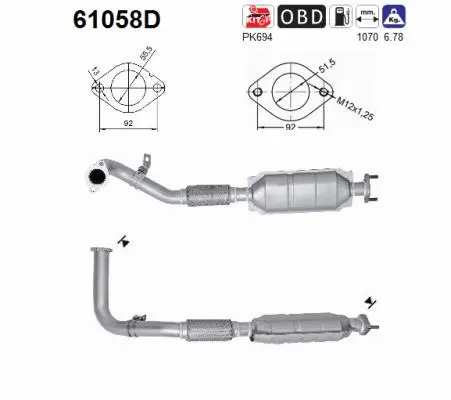 Catalytic Converter (61058D)