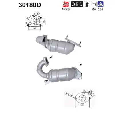Catalytic Converter (30180D)