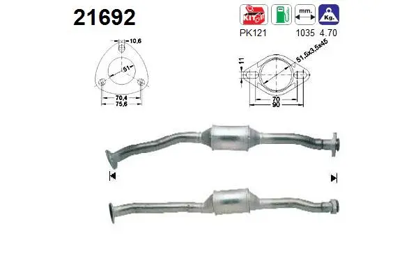 Catalytic Converter (21692)