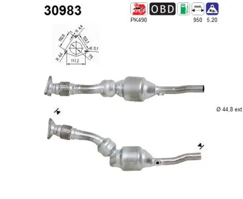 Catalytic Converter (30983)
