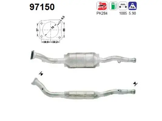 Catalytic Converter (97150)