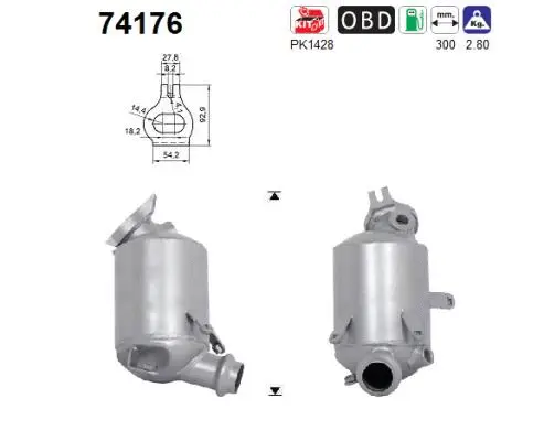 Catalytic Converter (74176)