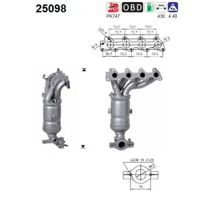 Catalytic Converter (25098)