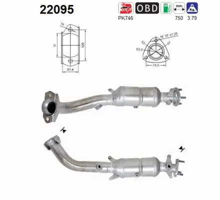 Catalytic Converter (22095)