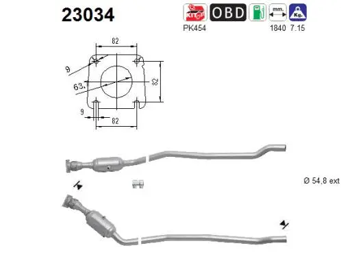 Catalytic Converter (23034)