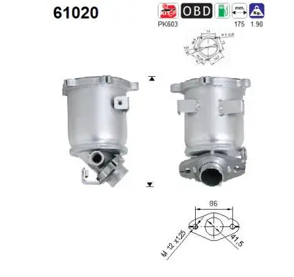 Catalytic Converter (61020)