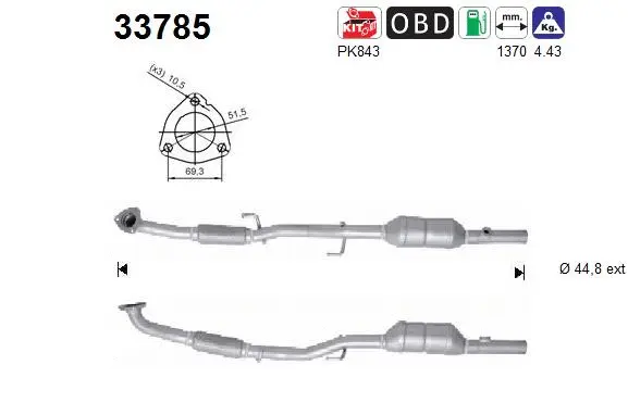 Catalytic Converter (33785)