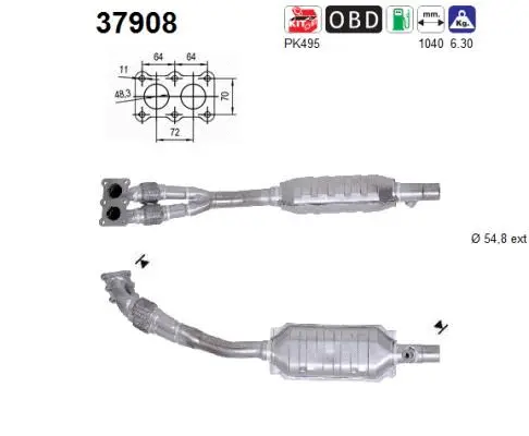 Catalytic Converter (37908)