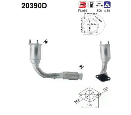 Catalytic Converter (20390D)