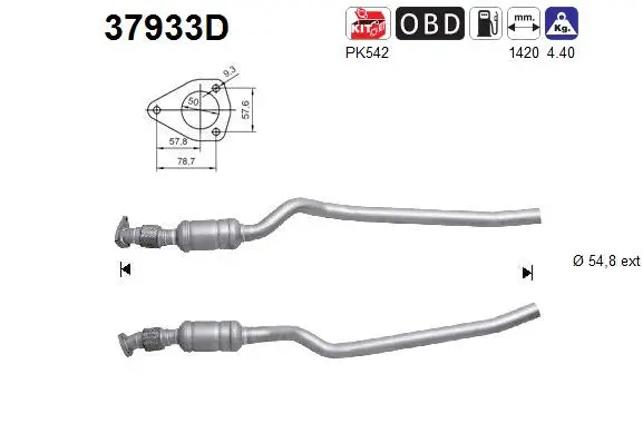 Catalytic Converter (37933D)