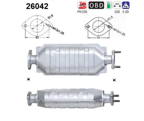 Catalytic Converter (26042)