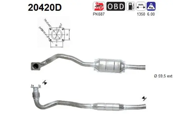 Catalytic Converter (20420D)