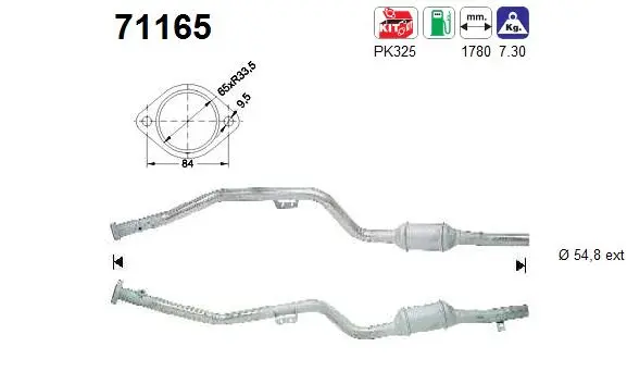 Catalytic Converter (71165)