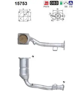 Catalytic Converter (15753)