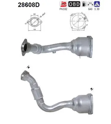 Catalytic Converter (28608D)