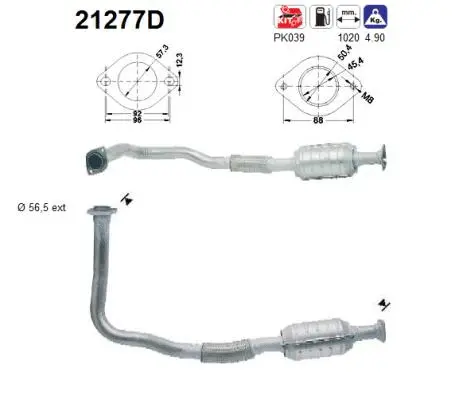 Catalytic Converter (21277D)