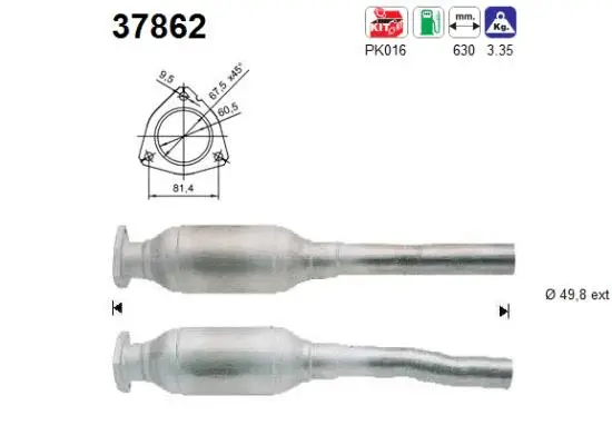 Catalytic Converter (37862)
