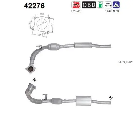 Catalytic Converter (42276)