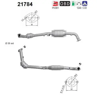 Catalytic Converter (21784)