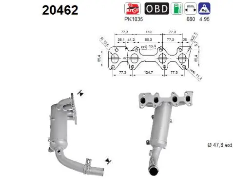 Catalytic Converter (20462)
