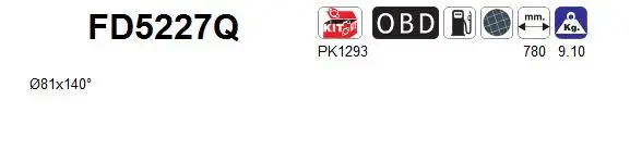 Soot/Particulate Filter, exhaust system (FD5227Q)