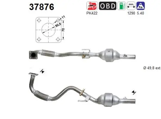 Catalytic Converter (37876)