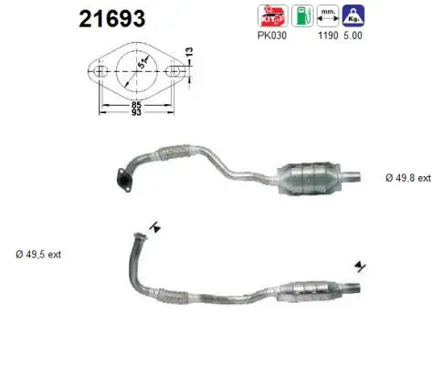 Catalytic Converter (21693)