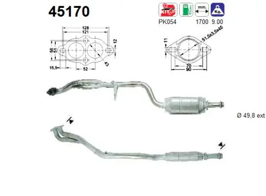Catalytic Converter (45170)