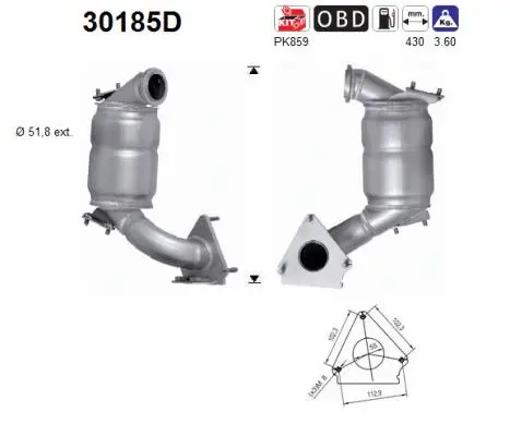 Catalytic Converter (30185D)
