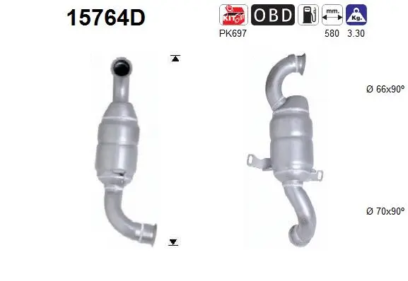 Catalytic Converter (15764D)