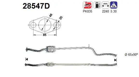 Catalytic Converter (28547D)