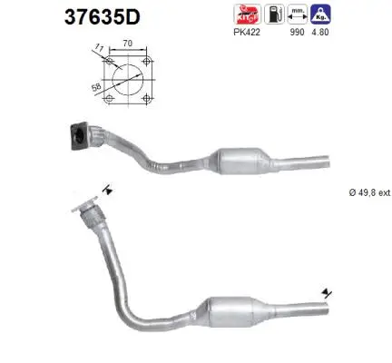 Catalytic Converter (37635D)
