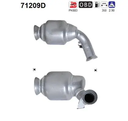 Catalytic Converter (71209D)