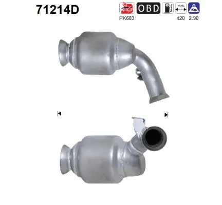 Catalytic Converter (71214D)