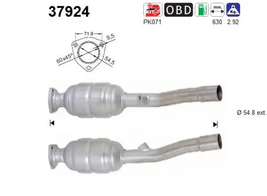 Catalytic Converter (37924)