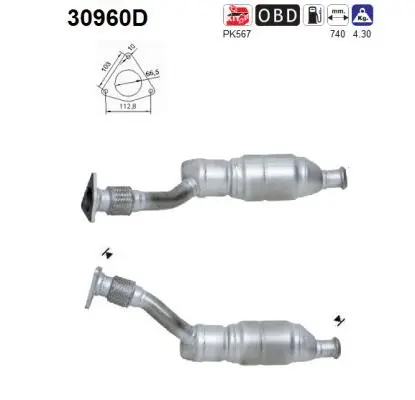 Catalytic Converter (30960D)