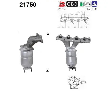 Catalytic Converter (21750)