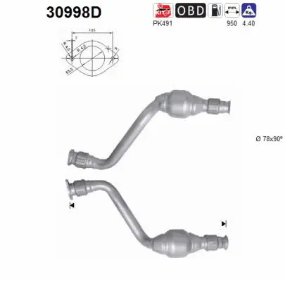 Catalytic Converter (30998D)