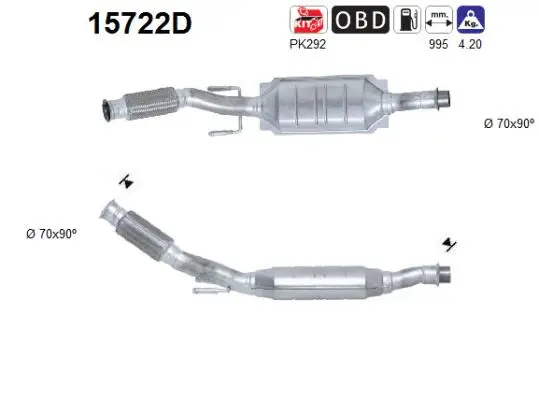 Catalytic Converter (15722D)