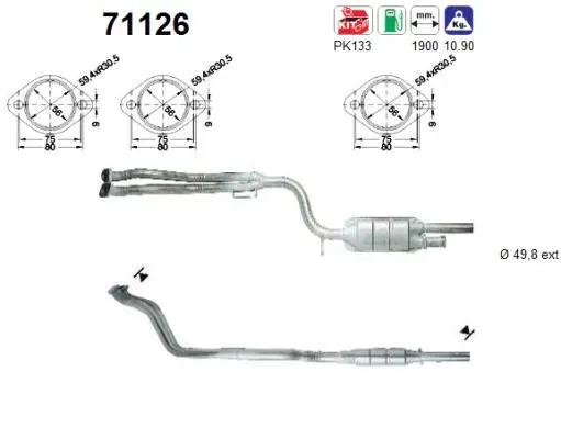 Catalytic Converter (71126)