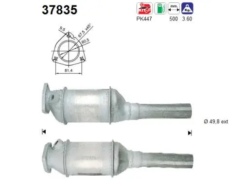 Catalytic Converter (37835)