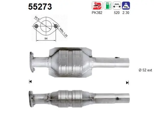 Catalytic Converter (55273)